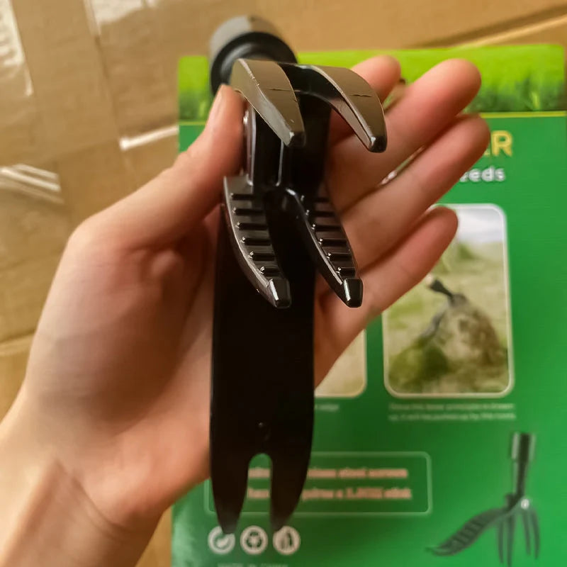 Weed Puller Stand-Up Stainless Steel Detachable Handle