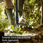 Weed Puller Stand-Up Stainless Steel Detachable Handle