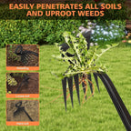 Weed Removal Tool Carbon Steel Head Ergonomic Long Handle