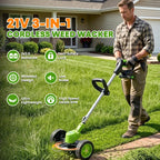 Weed Trimmer 3-in-1 Cordless Steel Blade & Saw Disc