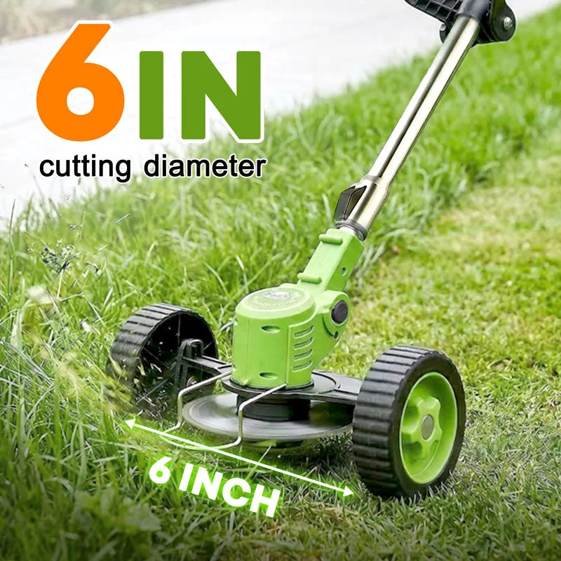 Weed Trimmer 3-in-1 Cordless Steel Blade & Saw Disc