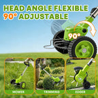 Weed Trimmer 3-in-1 Cordless Steel Blade & Saw Disc