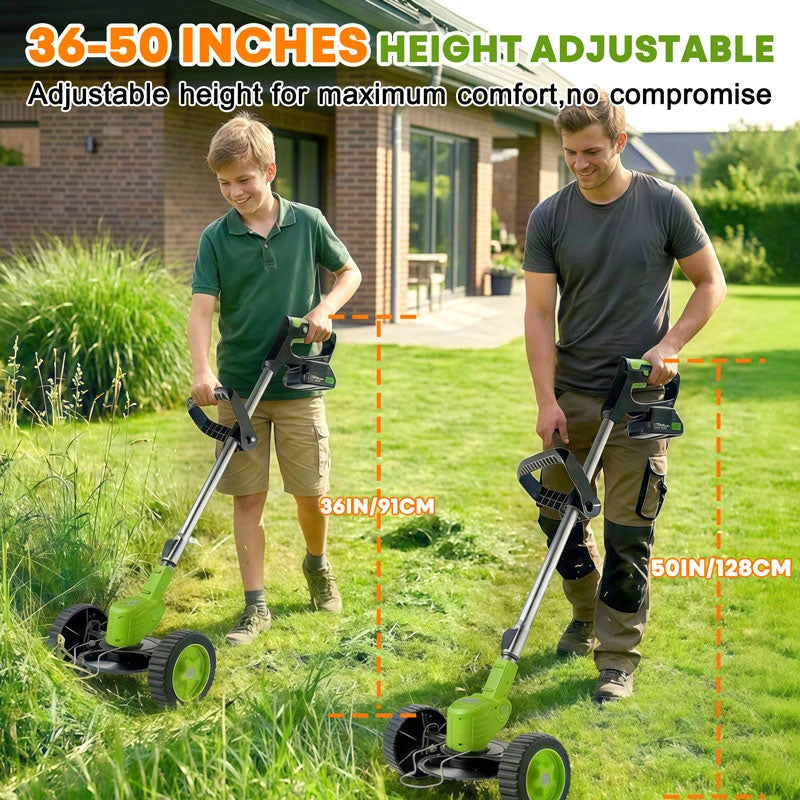Weed Trimmer 3-in-1 Cordless Steel Blade & Saw Disc