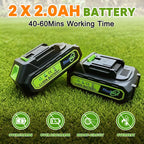 Weed Trimmer 3-in-1 Cordless Steel Blade & Saw Disc