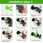 Weed Trimmer Cordless Multi-Blade Retractable Guard