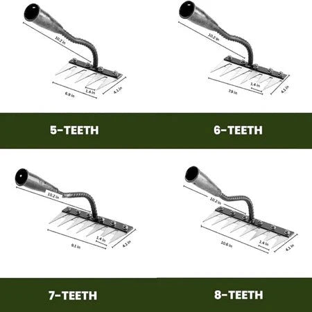 Weeding Rake Narrow Head Forged Carbon Steel