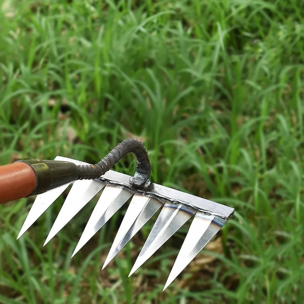 Weeding Rake Narrow Head Forged Carbon Steel