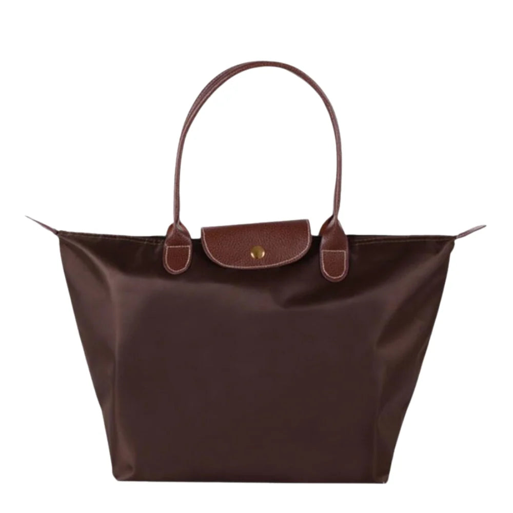 Weekend Bag Water-Repellent Nylon & Leather Accents