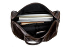 Weekender Bag Faux Leather Detachable Strap Carry-On Friendly
