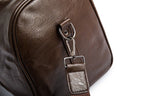 Weekender Bag Faux Leather Detachable Strap Carry-On Friendly