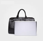 Weekender Bag Faux Leather Detachable Strap Carry-On Friendly