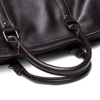 Weekender Bag Faux Leather Detachable Strap Carry-On Friendly