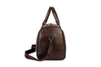 Weekender Bag Faux Leather Detachable Strap Carry-On Friendly