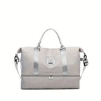 Weekender Duffel Bag Handmade Leather & Organizer Pockets