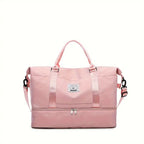 Weekender Duffel Bag Handmade Leather & Organizer Pockets