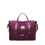 Weekender Duffel Bag Handmade Leather & Organizer Pockets