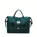 Weekender Duffel Bag Handmade Leather & Organizer Pockets
