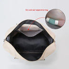Weekender Duffel Bag Handmade Leather & Organizer Pockets