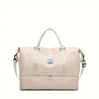 Weekender Duffel Bag Handmade Leather & Organizer Pockets