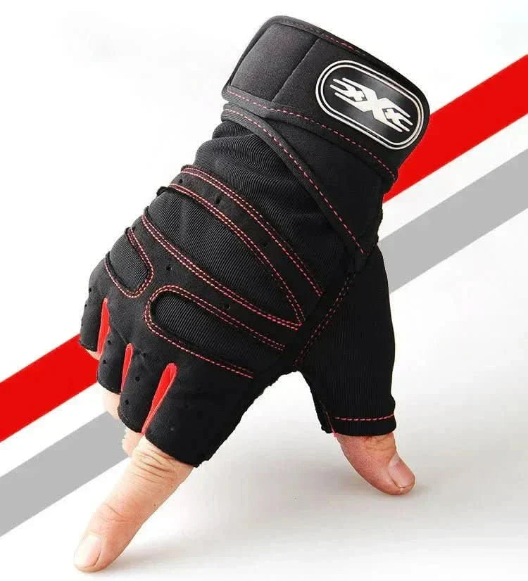 Weight Lifting Gloves Wrist Support & Padded Palm Breathable Fabric