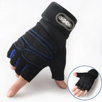 Weight Lifting Gloves Wrist Support & Padded Palm Breathable Fabric