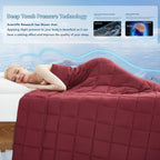 Weighted Blanket All Season Cooling Microfiber