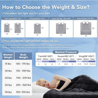Weighted Blanket All Season Cooling Microfiber