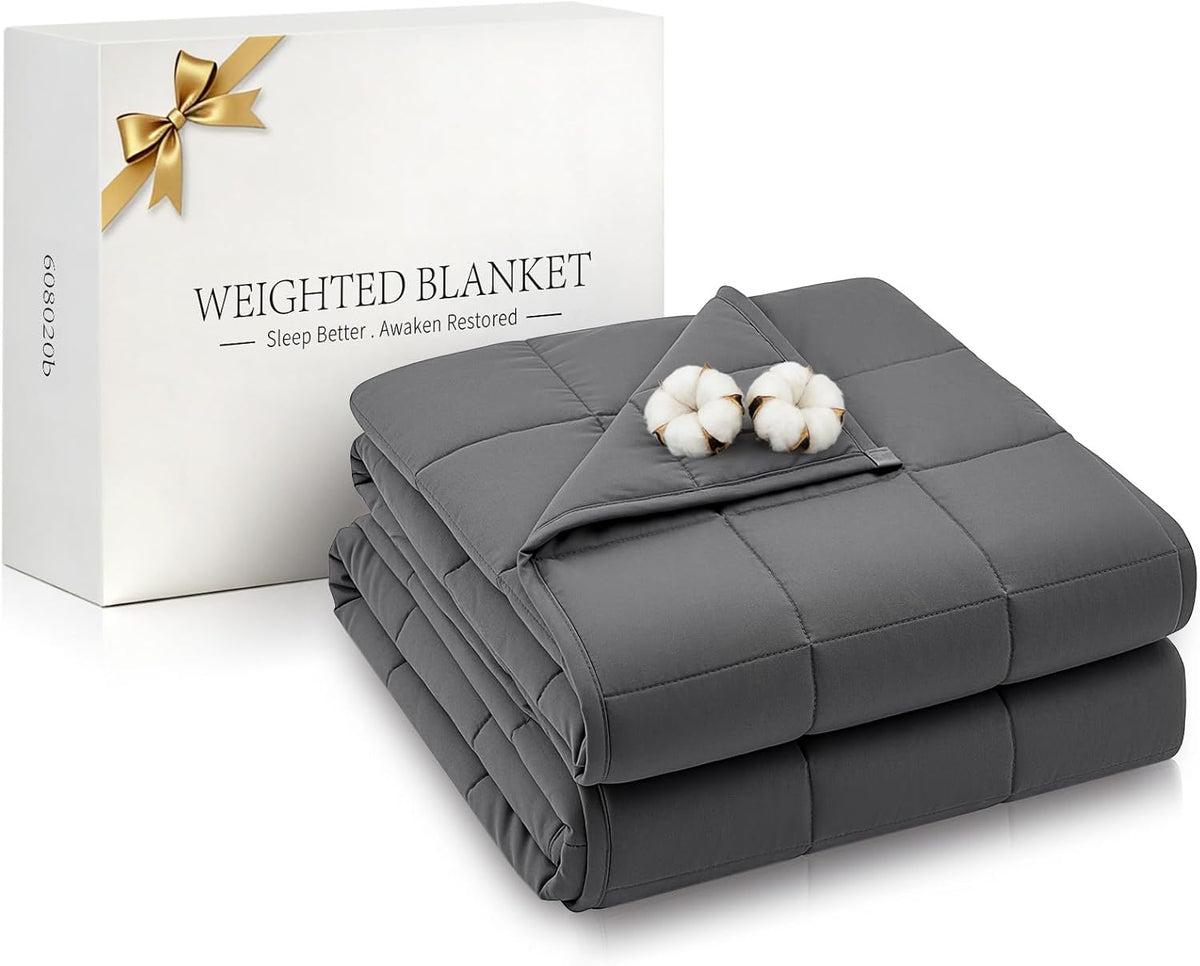 Weighted Blanket Cooling & Breathable Glass Bead Filled