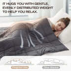 Weighted Blanket Cooling & Breathable Glass Bead Filled