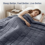 Weighted Blanket Cooling Breathable Microfiber Multiple Weights