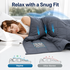 Weighted Blanket Cooling Breathable Microfiber Multiple Weights