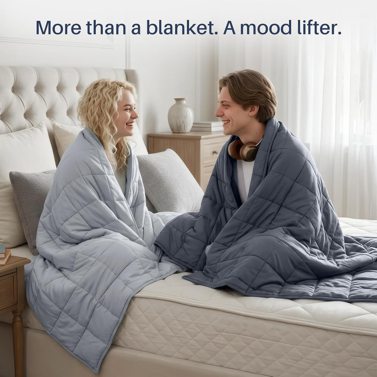 Weighted Blanket Cooling Breathable Microfiber Multiple Weights
