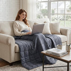 Weighted Blanket Cooling Breathable Microfiber Multiple Weights