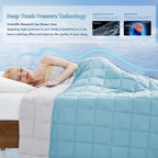 Weighted Blanket Cooling Microfiber Even Weight Distribution