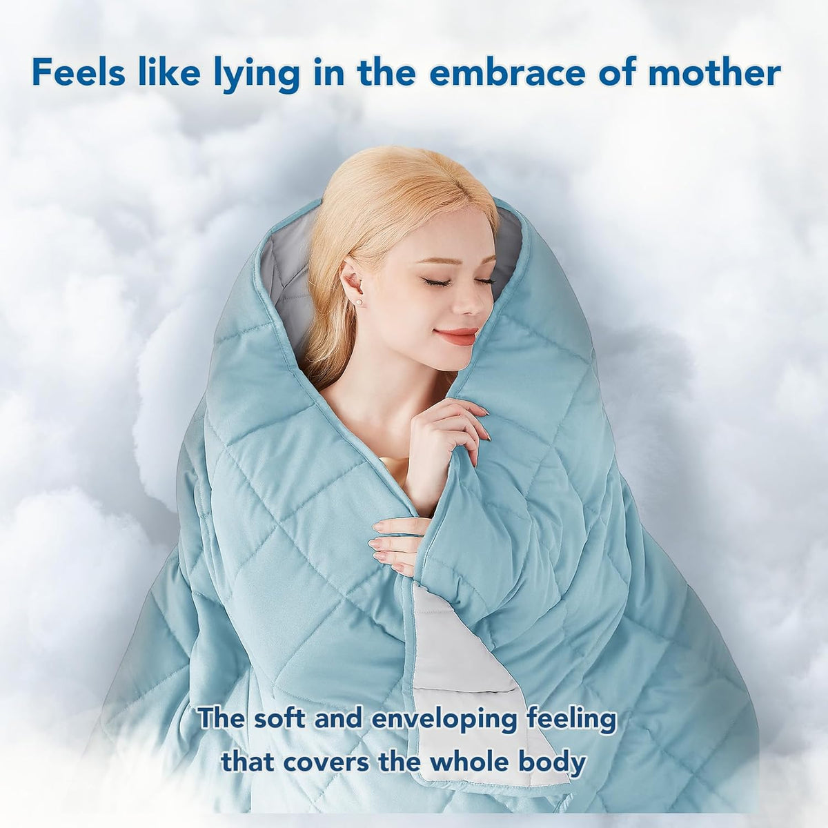 Weighted Blanket Cooling Microfiber Even Weight Distribution