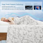 Weighted Blanket Cooling Microfiber Even Weight Distribution