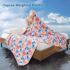 Weighted Blanket Cooling Microfiber Even Weight Distribution