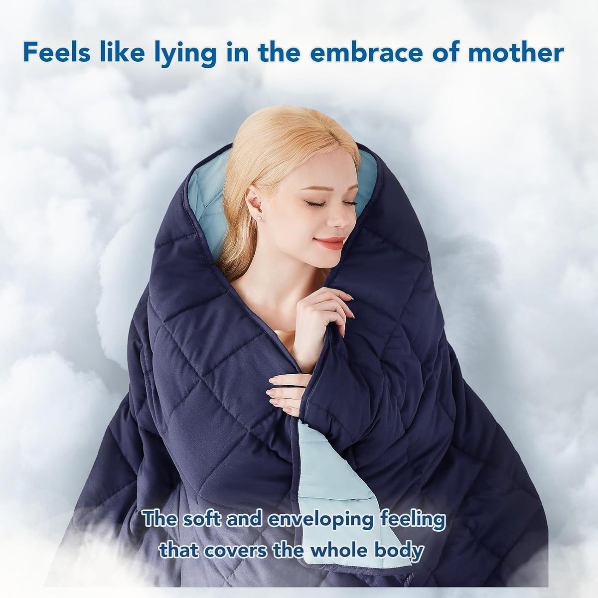 Weighted Blanket Cooling Microfiber Even Weight Distribution