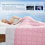 Weighted Blanket Cooling Microfiber Even Weight Distribution