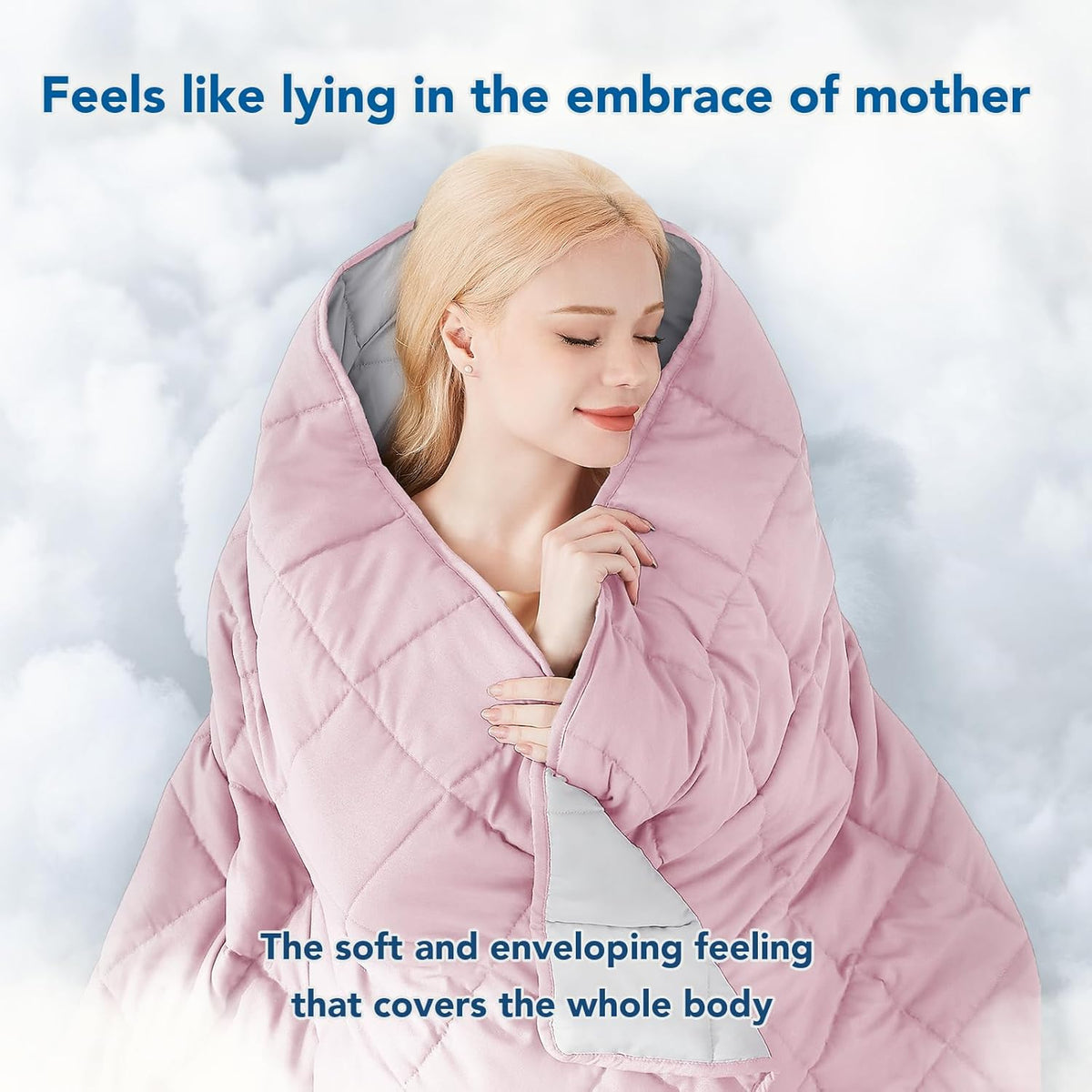 Weighted Blanket Cooling Microfiber Even Weight Distribution