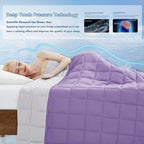 Weighted Blanket Cooling Microfiber Even Weight Distribution