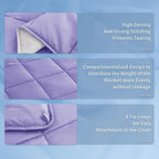 Weighted Blanket Cooling Microfiber Even Weight Distribution