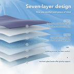 Weighted Blanket Cooling Microfiber Even Weight Distribution