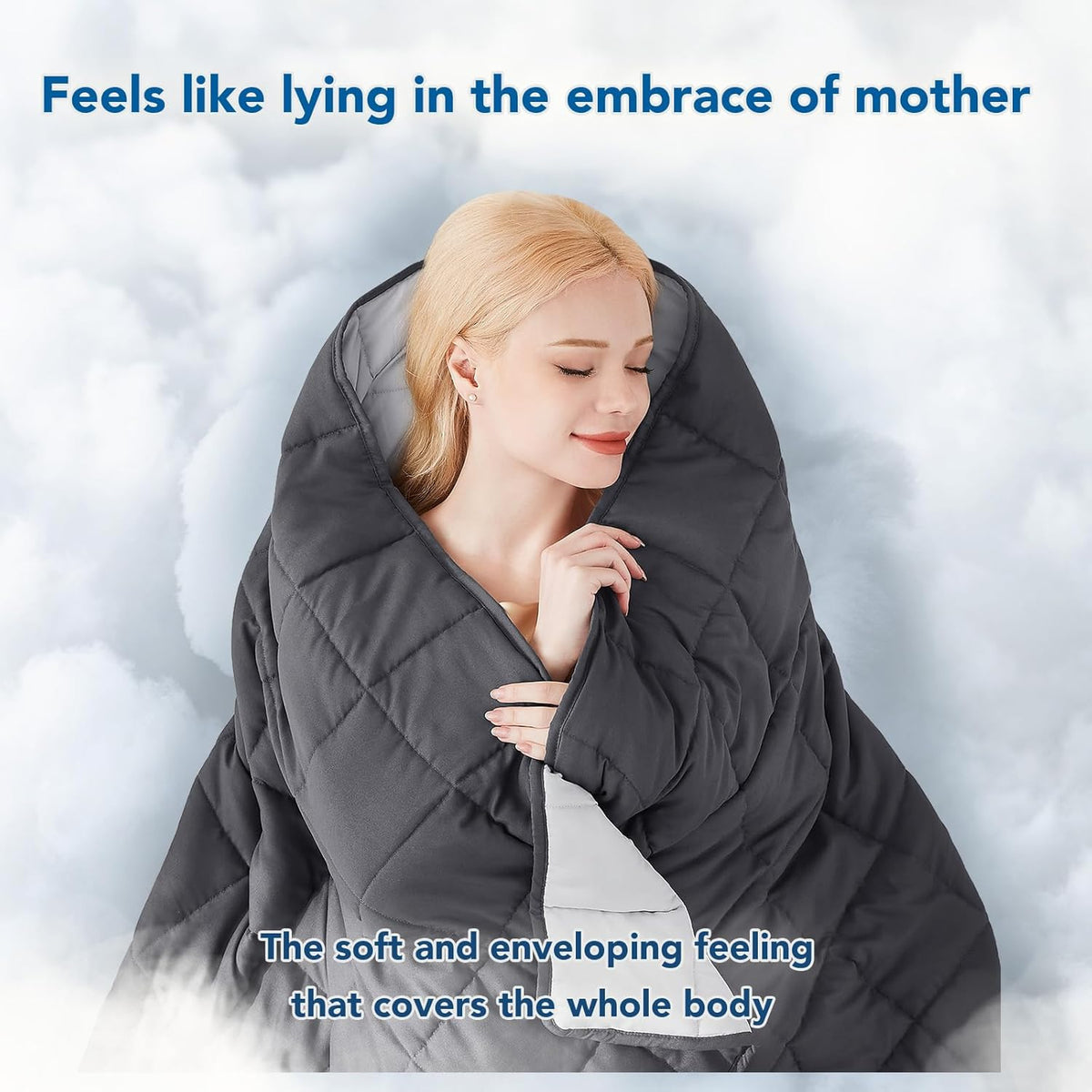 Weighted Blanket Cooling Microfiber Even Weight Distribution