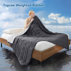 Weighted Blanket Cooling Microfiber Even Weight Distribution