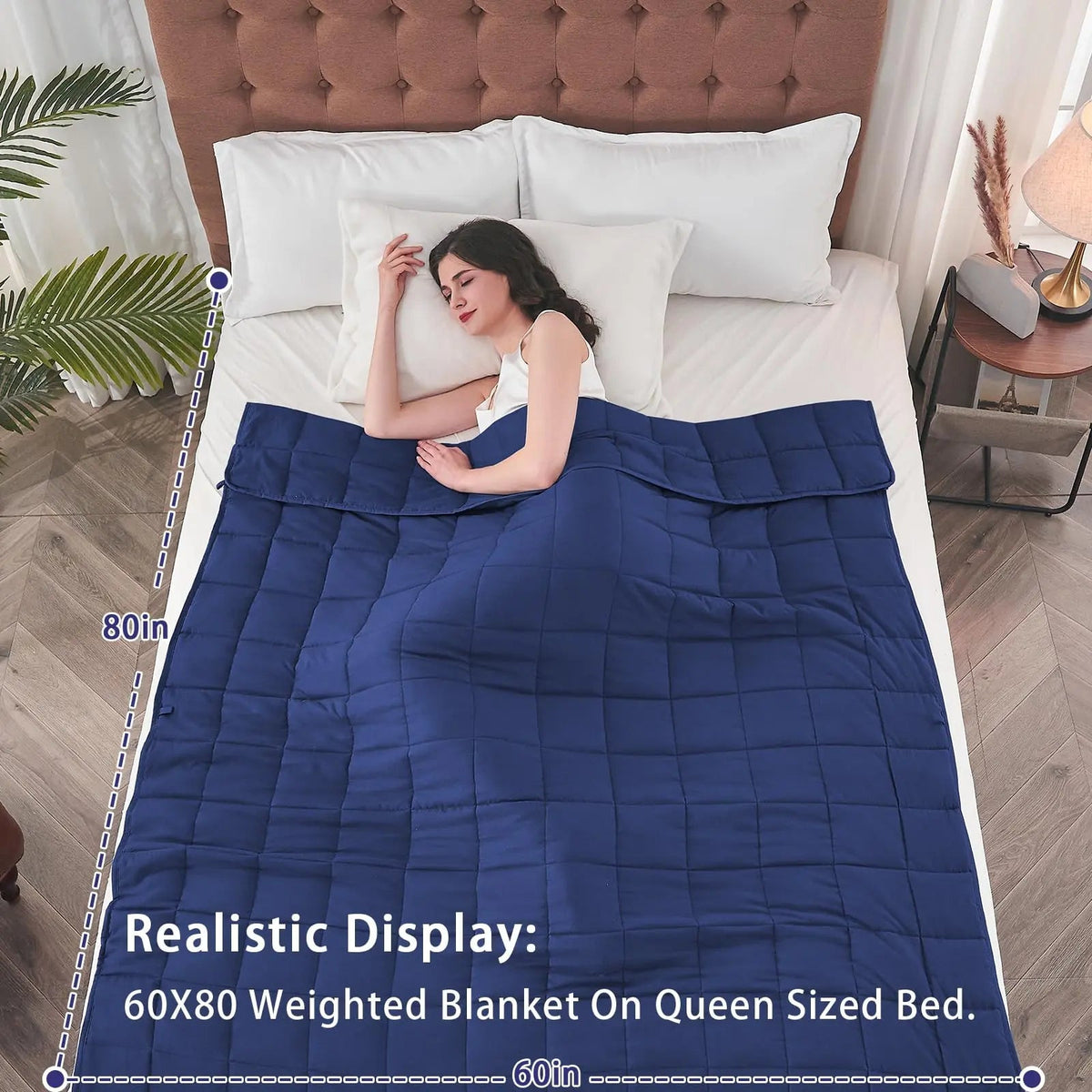 Weighted Blanket Cooling Microfiber Glass Beads