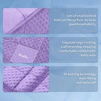 Weighted Blanket Even Weight Distribution Cooling Microfiber