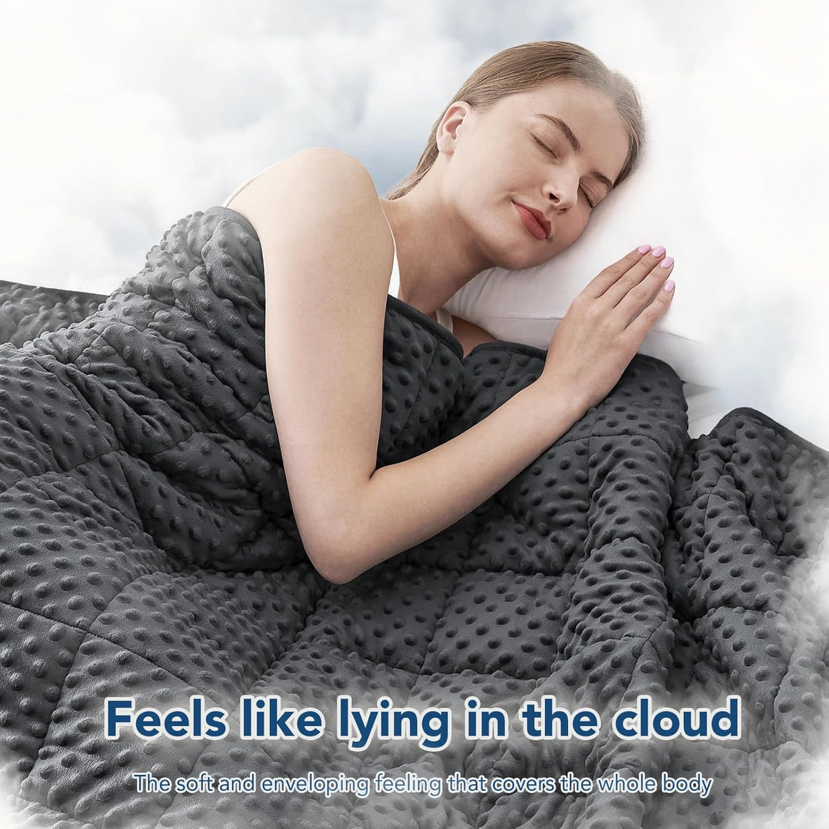 Weighted Blanket Even Weight Distribution Cooling Microfiber