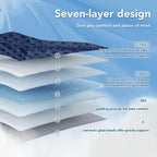 Weighted Blanket Even Weight Distribution Cooling Microfiber