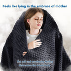 Weighted Blanket Knitted Cooling Microfiber Even Weight